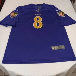 Nike Lamar Jackson #8 Vapor FUSE Jersey Purple Elite Baltimore Ravens Sz XL - Picture 1 of 17