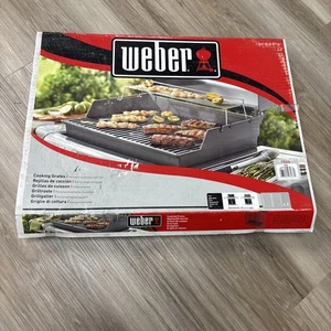 Weber Cast Iron Cooking Grates (Replacements - 2) #7524, Genesis 300 Series, New - Picture 1 of 4