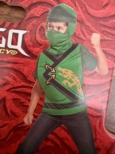 New Lego Ninjago Costume Lloyd Green Ninja 6+ For Warm Weather - Picture 1 of 6