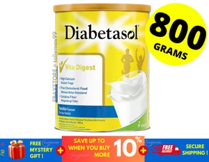 DIABETASOL 800g Sabor Vainilla Leche Diabética en Polvo Alta Nutrición en Calcio - Imagen 1 de 11