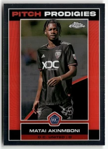 2023 Topps Chrome MLS #121 Matai Akinmboni RC! - Picture 1 of 2