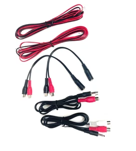 2 X ADATTATORI AUDIO STEREO 3,5mm PINA MASCHIO A RCA FEMMINA 10” RCA FILO AUDIO 10’ - Foto 1 di 5