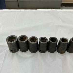 Cornwell 7pc Metric 1/2" dr Impact Socket Set - 11-17mm - Made U.S.A. - Picture 1 of 3
