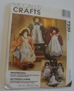McCalls 7230 Erbstück Puppen und Kleidung Schnittmuster  - Bild 1 von 2