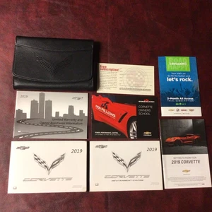 2019 CHEVROLET CORVETTE COUPE CONVERTIBLE ZO6 ZR-1 OWNERS MANUAL REF XM NAV CASE - Bild 1 von 10