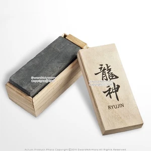 Ryujin Brand Knife Sword Natural Sharpening Polishing Stone Whestone 1800 Grit - Picture 1 of 3