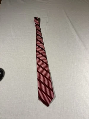 CORBATA EXPRESS HOMBRE RAYAS BORGOÑA 3,75 X 61 Foto 1 de 3