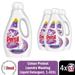 4x of 53W Persil Colour Liquid Detergent for Sensitive Skin 1.431L, Total 212W - Picture 1 of 8