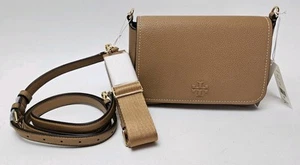 Tory Burch Thea Flap Crossbody Tiramisu 144688 NWT $428 - Picture 1 of 11