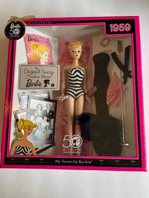 Muñeca Barbie My Favorite 1959 50 aniversario 2008 #N4974 en caja original Foto 1 de 4