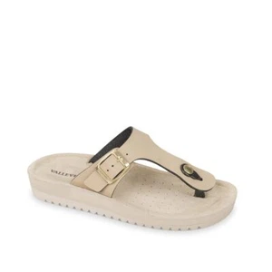 SCARPE CIABATTE SANDALI DONNA VALLEVERDE V3730 ECO PELLE BEIGE ORIGINALE PE 2024 - Picture 1 of 1