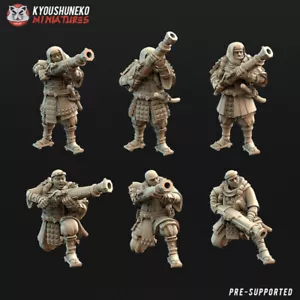 Kyoushuneko Japonés Sohei Monje Ozutsu - Resina Wargames - Imagen 1 de 1