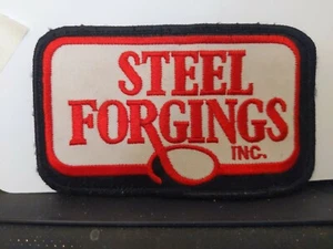 ADVERTISING STEEL FORGINGS Color Cloth Patch - Picture 1 of 2