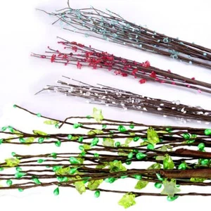 Bundle of 5 90cm Crystal Sprays Artificial Flowers Home Decoration Stems - Picture 1 of 5