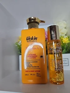 Viskin Radiance Vitamin-C Lozione Più Olio 3in1 Super Maxitone - Foto 1 di 6
