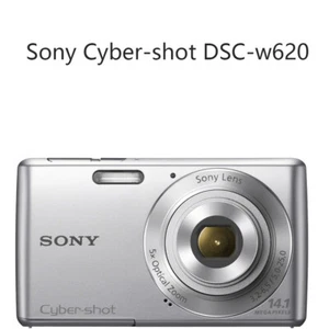 Sony Cyber-shot DSC-W620 14.1MP 5x Optical CCD Digital Camera - Silver - Picture 1 of 11