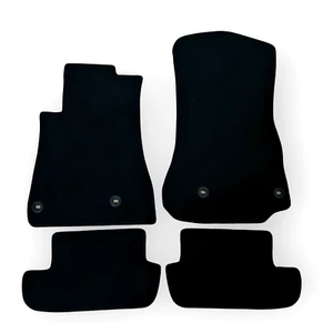 Velour Car Floor Mats For Lexus SC 430 Waterproof Black Carpet Rugs Auto Liners - Picture 1 of 10