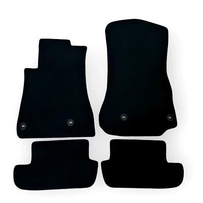 Velour Car Floor Mats For Lexus SC 430 Waterproof Black Carpet Rugs Auto Liners - Image 1 of 4
