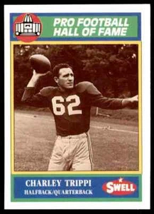1990 Hall of Fame Green #58 Charley Trippi RARE Chicago Cardinals / Georgia Dogs - Picture 1 of 3