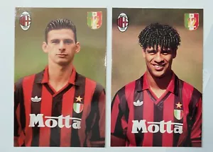 AC MILAN-CAMPIONATO 1991 92-12° SCUDETTO-LOTTO 2 CARTOLINE-C24-177 - Foto 1 di 1