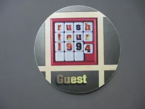 Rush satin backstage pass AUTHENTIC Counterparts Tour 1994 keypad ! - Picture 1 of 1