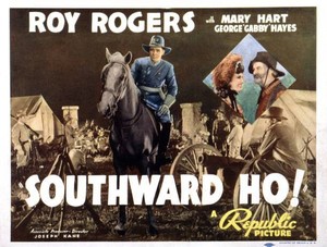 Southward Ho! lobby card Roy Rogers Lynne Roberts Gabby Hayes 1939 OLD PHOTO