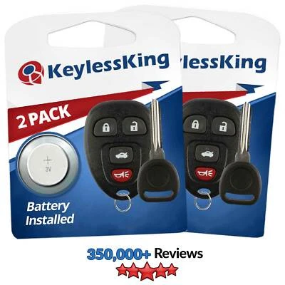 2 Replacement for 2006 2007 2008 2009 Pontiac Solstice : Key Entry Remote Set - Image 1 of 4