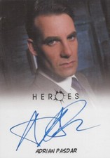 Heroes Archives - Adrian Pasdar as Nathan Petrelli Autograph Card