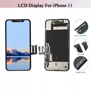 New For iPhone 11 LCD Display Touch Screen Digitizer + Back Plate Replacement US - Picture 1 of 7