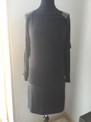 *Oferta* Vestido para mujer Frederick’s Of Hollywood negro fiesta formal con cuentas talla mediana Foto 1 de 4