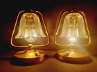 coppia di lampade da tavolo Murano Barovier anni '40 vintage lamps