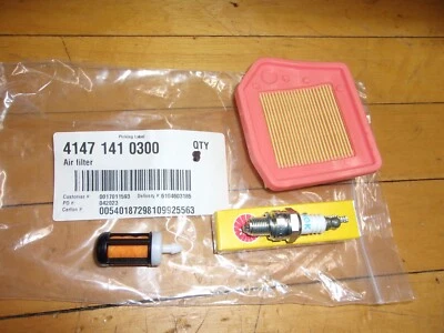 Kit de servicio de filtro y enchufe Stihl OEM FS 240 460 360 410 4147-141-0300 #GM-S14B1 Foto 1 de 3