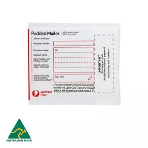 Australia Post Padded Mailer PM0 (125 x 160mm) – 500 Pack - Picture 1 of 1
