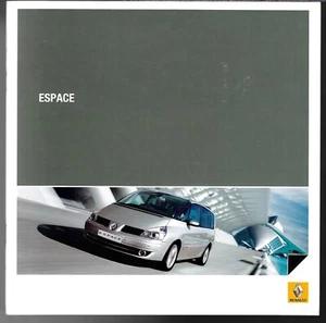 Renault Espace & Grand Espace 2008-10 UK Market Brochure Team Dynamique Initiale - Picture 1 of 2