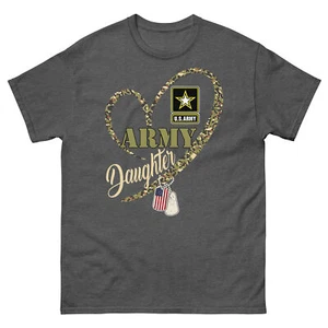 Unisex USA Army Daughter Unisex Cassic T- Shirt - Picture 1 of 13