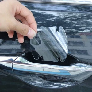 4Pcs Car Door Handle Invisible Protector Film Scratches Protector Stickers Clear - Picture 1 of 12