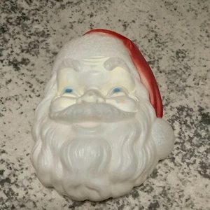 Vtg 1968 Empire Blow Mold Santa Claus Head 17” NO CORD Christmas Decor Hanging - Picture 1 of 8