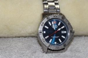 wenger swiss military watch screw down crown dive watch wet suit extension - Bild 1 von 4