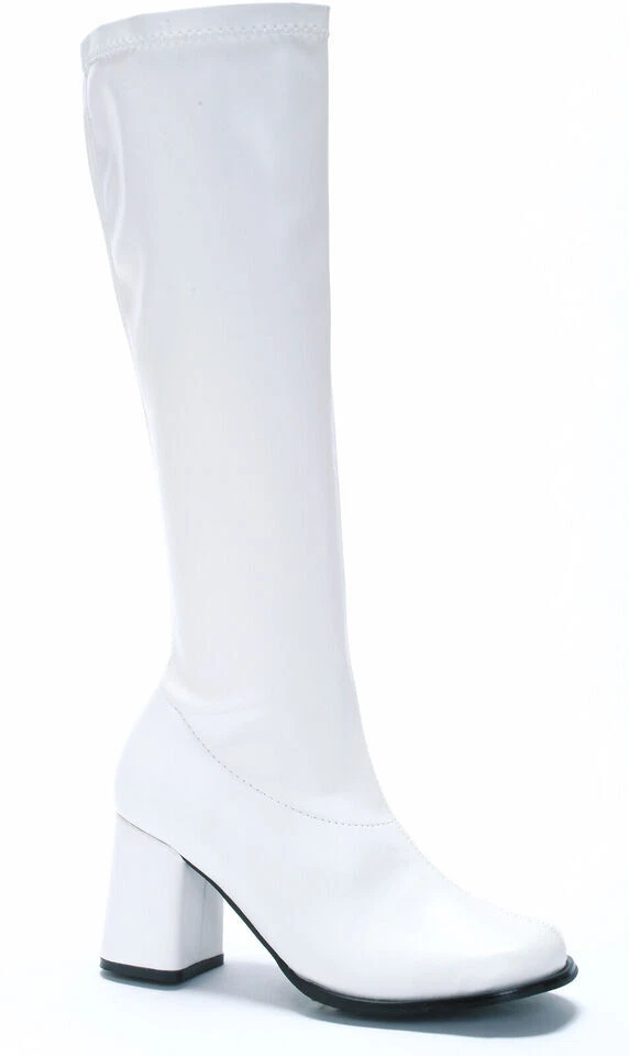 Ellie Shoes Gogo Women's Costume Boot, Size 8 - White
