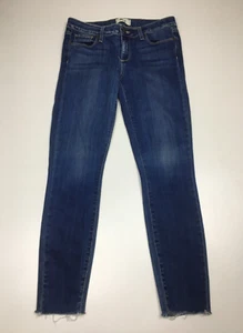 PAIGE Orson Wash Verdugo Ankle Raw Edge Hem 5 Pocket Jeans Womens sz 29 - Picture 1 of 10