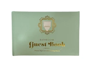 Bathroom Guest Book Hardcover By Knock Knock - Picture 1 of 3