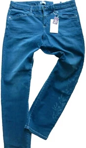 Sheego Jeans Hose Damen Blau Gr. 44 bis 48 denim schöner Schnitt (7 792)