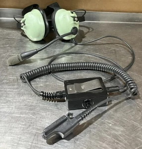David Clark H6040 Headset, Microphone, C6008 Radio Adapter - Picture 1 of 12