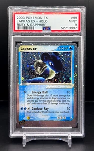 Pokemon PSA 9 - Lapras ex Holo 99/109 - EX Ruby And Sapphire - Picture 1 of 2