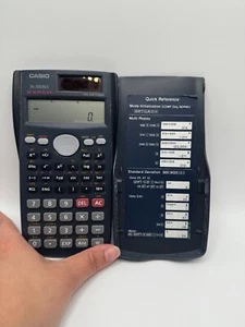 Casio FX-300MS Scientific Calculator With Cover Black Tested Works Well - Picture 1 of 5