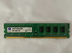 2GB INTEGRAL RAM IN3T2GNZBII MEMORY DDR3 PC3-1333MHz Dimm - Picture 1 of 2