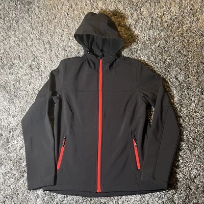 NWOT Stormtech Orbiter Softshell Hoodie Mens M Black Red Full Zip Nylon KSH-1W - Image 1 of 4