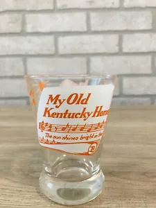 Vintage My Old Kentucky Home Whiskey Bourbon Shot Glass - Picture 1 of 8