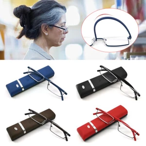 Retro Lesebrille Presbyopic Brille Sehen Plus Gläser Halbrand Brille - Bild 1 von 25