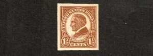 1923-5 U.S. REGULAR ISSUE 1 1/2c  IMPERF Yel Brown Sc#576 M/NH/OG Fresh! ^ - Picture 1 of 1